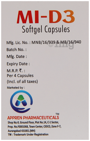 MI-D3 Softgel Capsule 3