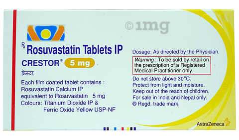 Crestor 5mg Tablet image