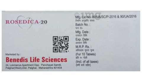 Rosedica 20 Tablet image