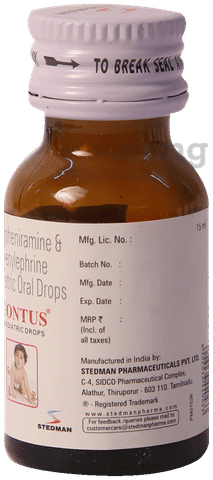 Contus Paediatric Oral Drops image