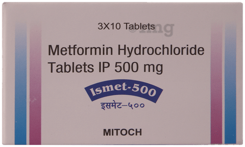 Ismet 500mg Tablet image