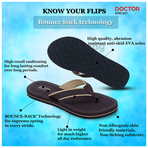 High cushion slippers top