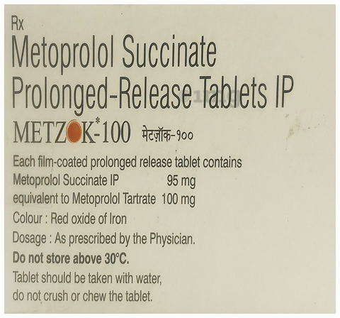 Metzok 100 Tablet PR image Metzok 100 Tablet PR image