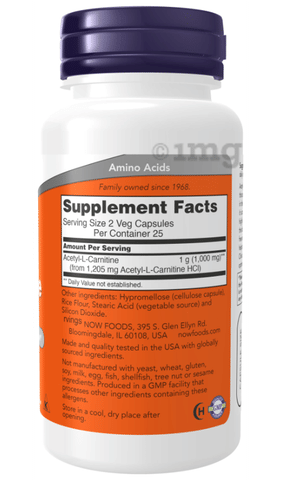 l carnitine 250mg Acetyl L-Carnitine 250mg 30 VCaps 3-Pack
