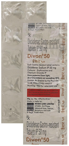 Divon 50mg Tablet image