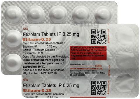 Etilaam 0.25 Tablet image Etilaam 0.25 Tablet image