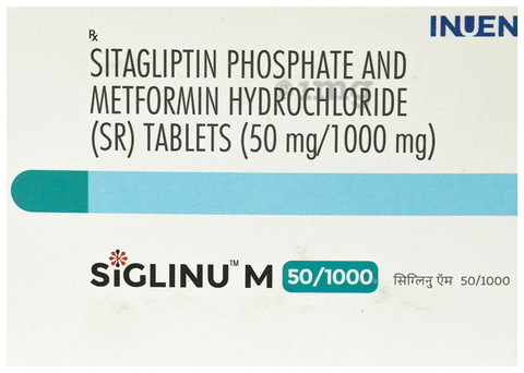 Siglinu M 50/1000 Tablet SR image Siglinu M 50/1000 Tablet SR image