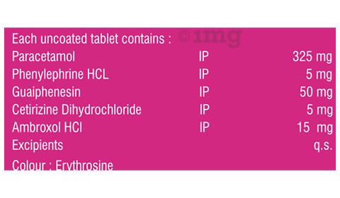 Zeecold Cough & Flu Tablet image