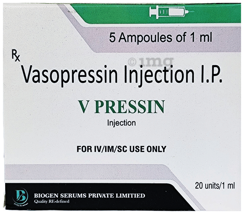 V Pressin Injection