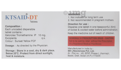 Ktsaid-DT Tablet image