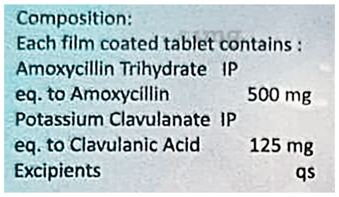Bezumox 625 Tablet image Bezumox 625 Tablet image