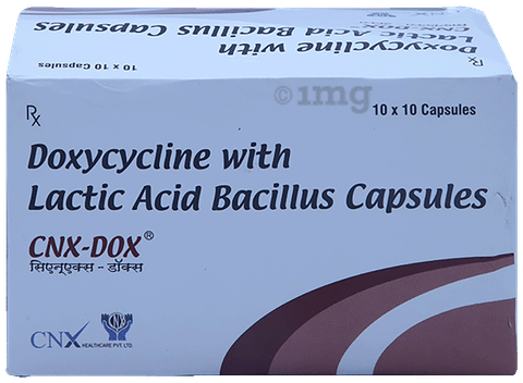 Cnx Dox 100mg Capsule image Cnx Dox 100mg Capsule image