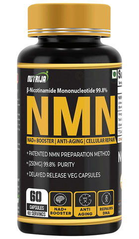 Nutrija NMN NAD+ Booster | Anti-Aging | Cellular Repair Capsule