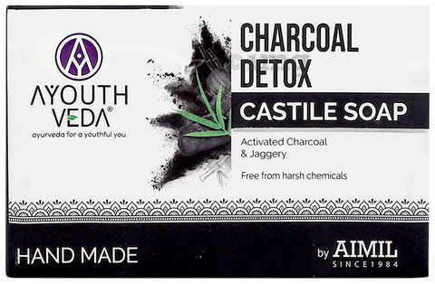 Ayouthveda Charcoal Detox Castile Soap: Buy box of 100.0 gm Soap