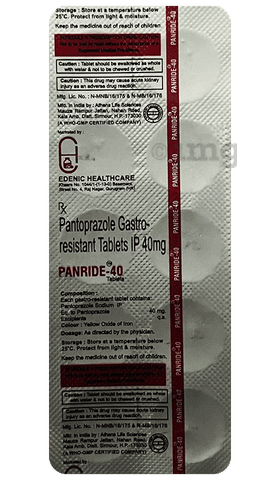 Panride 40 Tablet image