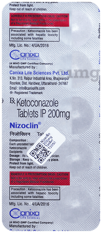 Nizoclin 200mg Tablet image Nizoclin 200mg Tablet image