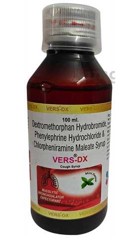 Buy Vers-DX Syrup Mint Online: View Uses, Side Effects, Price