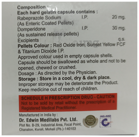 Rabihuss D 30mg/20mg Capsule SR