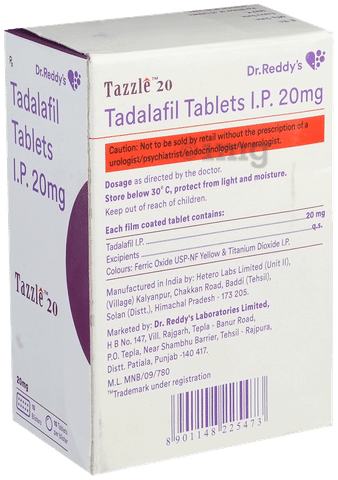 Tazzle 20 Tablet View Uses Side Effects Price and Substitutes 1mg