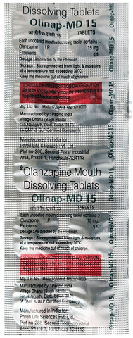 Olinap-MD 15 Tablet image Olinap-MD 15 Tablet image
