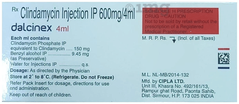 Dalcinex 600mg Injection image Dalcinex 600mg Injection image