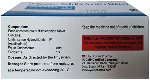 Vomifeel-MD4 Tablet image Vomifeel-MD4 Tablet image