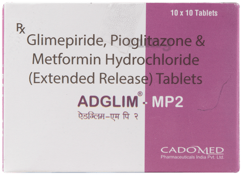 Adglim MP 2mg/500mg/15mg Tablet