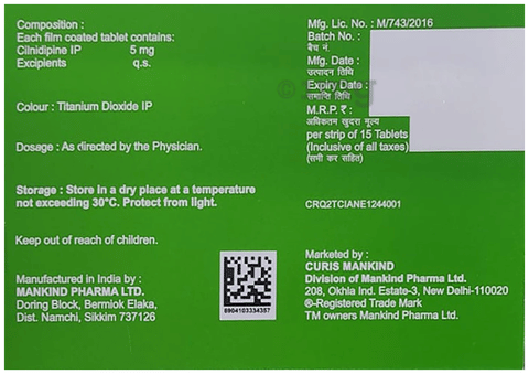 Cilaheart 5 Tablet image