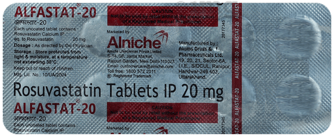 Alfastat 20 Tablet image Alfastat 20 Tablet image