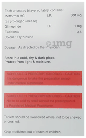 Glim-Rax 1 Tablet PR image Glim-Rax 1 Tablet PR image