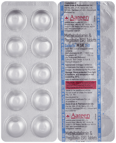 Gabafix-M SR 150 Tablet image