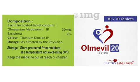 Olmevil 20mg Tablet image Olmevil 20mg Tablet image