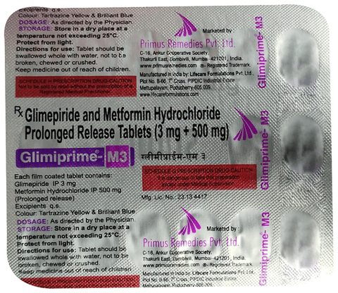 Glimiprime-M3 Tablet PR image Glimiprime-M3 Tablet PR image