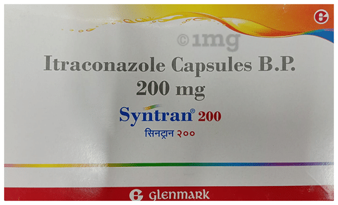 Syntran 200 Capsule: View Uses, Side Effects, Price and Substitutes | 1mg