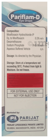 Pariflam-D Eye Drop BAK Free