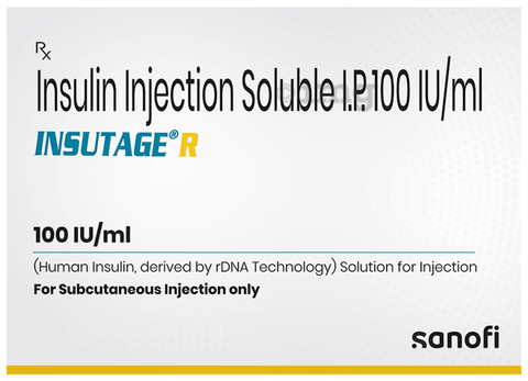 Insutage R Injection (3ml Each)