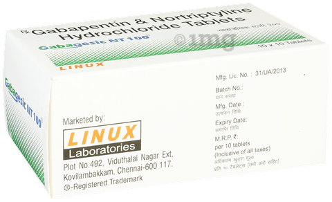 Gabagesic NT 100 Tablet