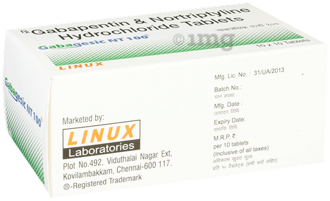 Gabagesic NT 100 Tablet image