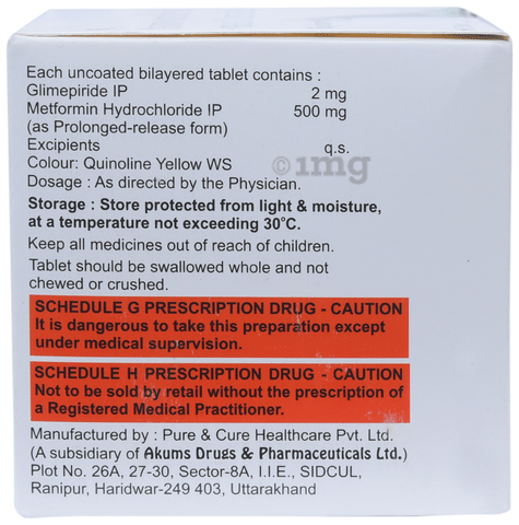 Bioglimet M 2 Tablet PR image Bioglimet M 2 Tablet PR image