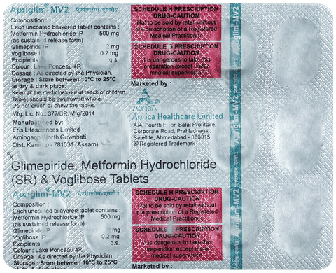 Apriglim-MV 2 Tablet SR image