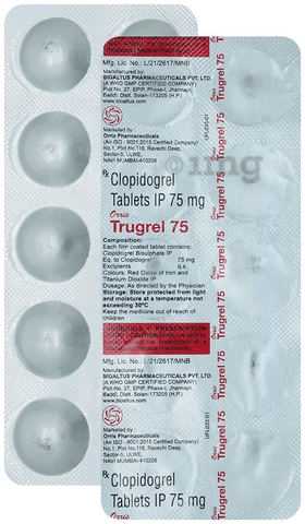 Trugrel 75mg Tablet image