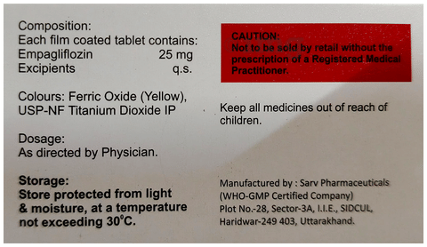 एम्पामेड 25mg टैबलेट image एम्पामेड 25mg टैबलेट image