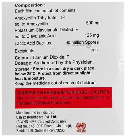 Thala-Clav 625 Tablet image Thala-Clav 625 Tablet image