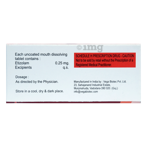 Exilam MD-0.25 Tablet image Exilam MD-0.25 Tablet image