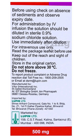 Ferinject 500mg Injection image