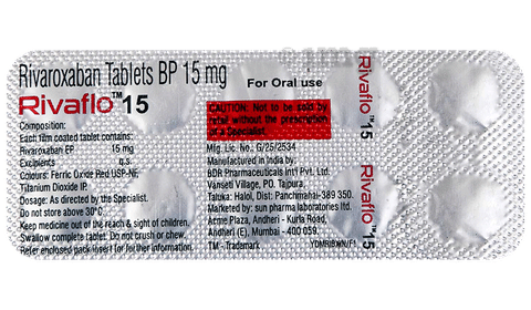 Rivaflo 15 Tablet image