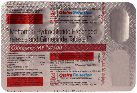 Glimiprex MF 4mg/500mg Tablet