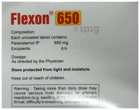 Flexon 650 Tablet image