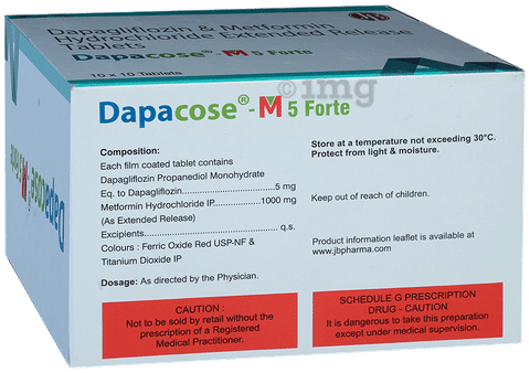 Dapacose-M 5 Forte Tablet ER