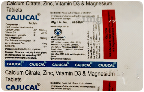 Cajucal Tablet image